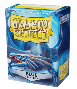 Fundas Standard Matte Azul (100 fundas) Dragon Shield. - Imagen 1