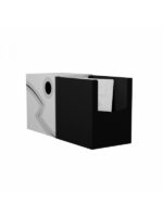 Caja de mazo Deck Box DS Double Shell Blanco/Negro Dragon Shield - Imagen 4