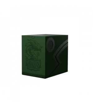 Caja de mazo Deck Box DS Double Shell Verde/Negro Dragon Shield - Imagen 1