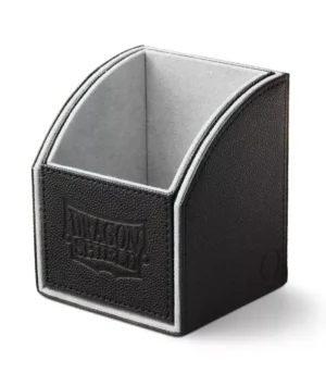 Caja de mazo Deck Box Nest Box Simple Negro y Blanco Dragon Shield. - Imagen 1