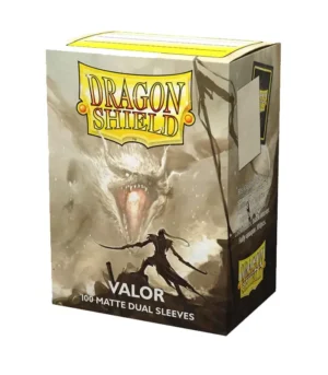 Fundas Standard 63 mm x 88 mm Dual Matte Valor Claro (100 fundas) Dragon Shield - Imagen 1