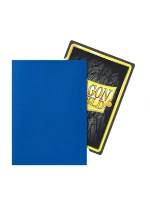 Fundas Standard 63 mm x 88 mm Dual Matte Wisdom Azul (100 fundas) Dragon Shield - Imagen 2