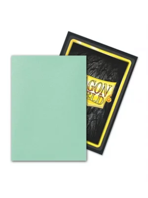 Fundas Standard Dual Matte Eucalyptus Lehel Verde (100 fundas) Dragon Shield. - Imagen 2