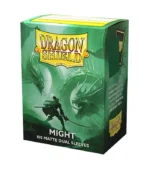 Fundas Standard Dual Matte Might Verde (100 fundas) - Dragon Shield