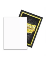 Fundas Standard Dual Matte Snow Nirin Blanco (100 fundas) Dragon Shield. - Imagen 2
