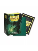 Fundas Standard Matte - 63mm x 88mm Metallic Green / Power - Dragon Shield - Imagen 3