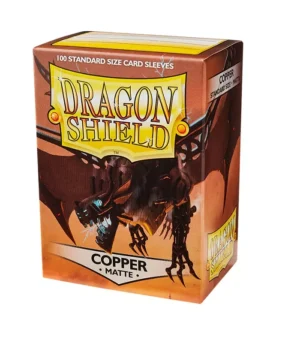 Fundas Standard Matte Cobre (100 fundas) Dragon Shield. - Imagen 1