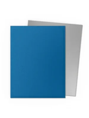 Fundas Standard Matte Dual (100 unidades) Cobalt/Silver - Dragon Shield - Imagen 2