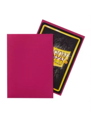 Fundas Standard Matte Magenta (100 fundas) Dragon Shield. - Imagen 2