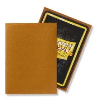 Fundas Standard Matte Oro (100 fundas) Dragon Shield. - Imagen 2