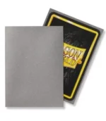 Fundas Standard Matte Plata (100 fundas) Dragon Shield. - Imagen 2