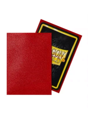Fundas Standard Matte Ruby (100 fundas) Dragon Shield. - Imagen 2