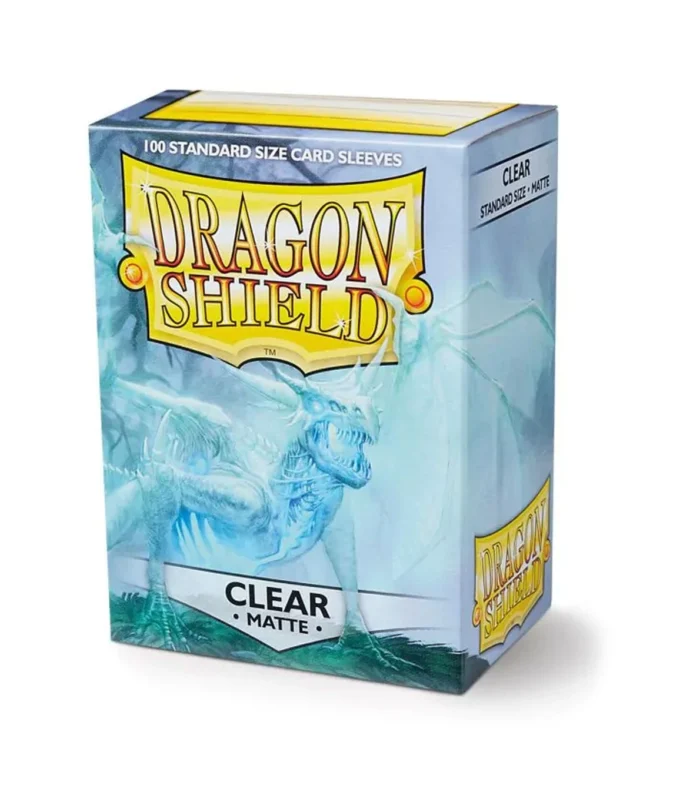 Fundas Standard Matte Transparente (100 fundas) Dragon Shield. - Imagen 1