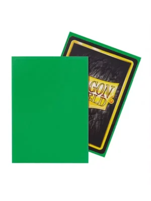 Fundas Standard Matte Verde Manzana (100 fundas) Dragon Shield. - Imagen 2