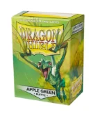 Fundas Standard Matte Verde Manzana (100 fundas) Dragon Shield.