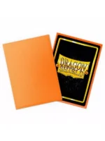 Fundas Standard Matter Naranja Amber (100 unidades) - Dragon Shield - Imagen 2