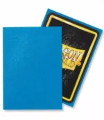 Fundas Standard Sapphire Matte Color Azul (100 fundas) Dragon Shield. - Imagen 2