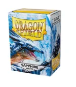 Fundas Standard Sapphire Matte Color Azul (100 fundas) Dragon Shield.
