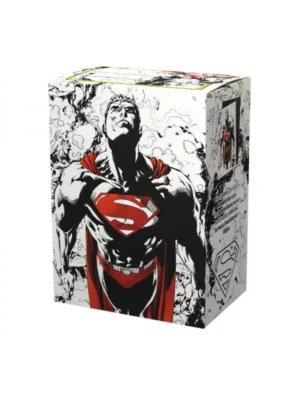 Fundas Standard Superman (Vers. Rojo y blanco) (100 fundas) - Dragon Shield - Imagen 1